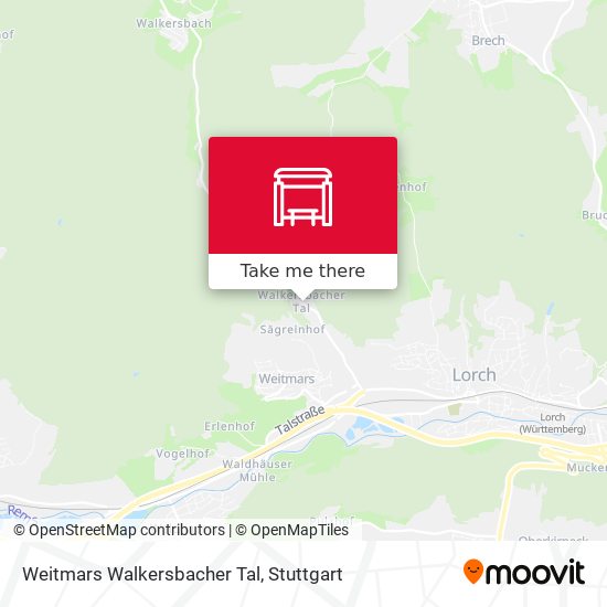 Карта Weitmars Walkersbacher Tal