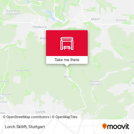 Lorch Skilift map