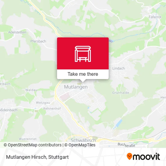 Карта Mutlangen Hirsch