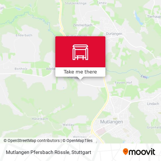 Карта Mutlangen Pfersbach Rössle