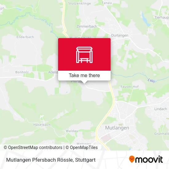 Карта Mutlangen Pfersbach Rössle