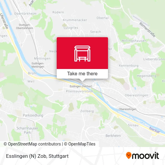 Карта Esslingen (N) Zob