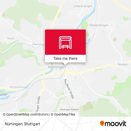 Карта Nürtingen