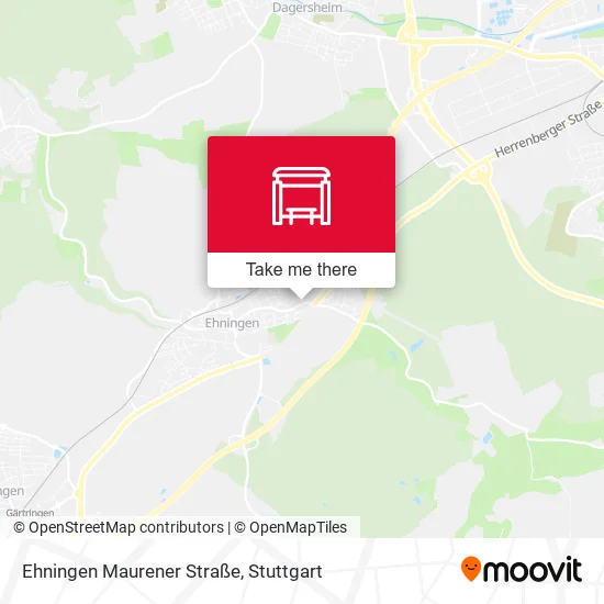 Карта Ehningen Maurener Straße