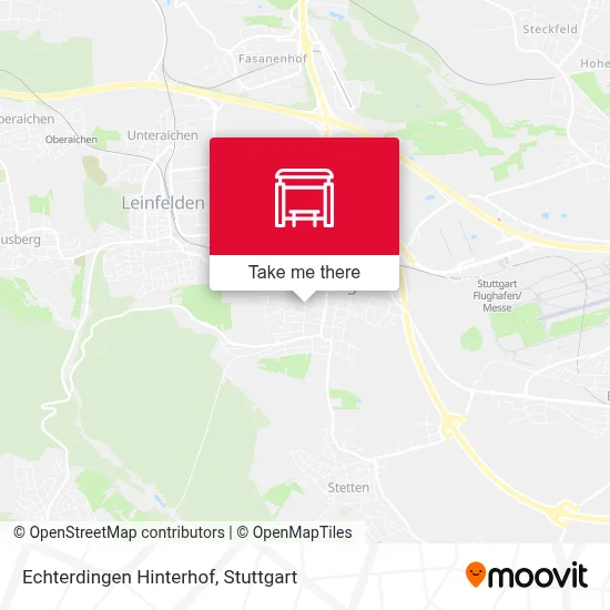 Echterdingen Hinterhof map