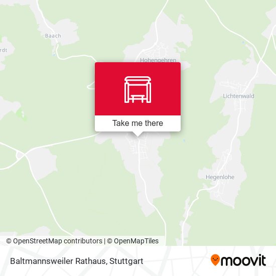 Baltmannsweiler Rathaus map