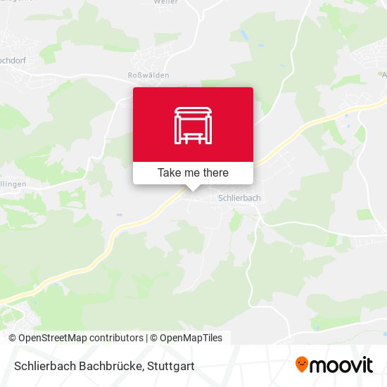 Schlierbach Bachbrücke map