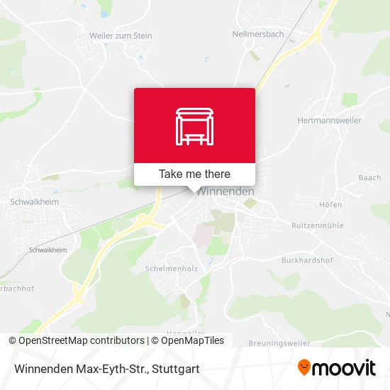 Карта Winnenden Max-Eyth-Str.