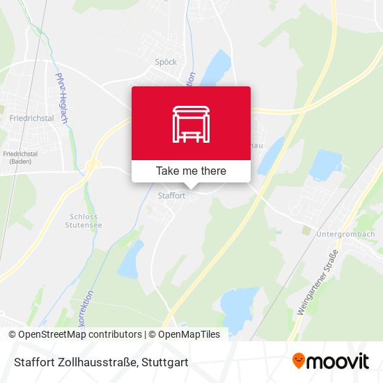 Staffort Zollhausstraße map