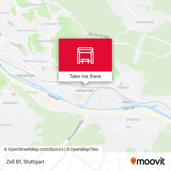 Zell Bf map