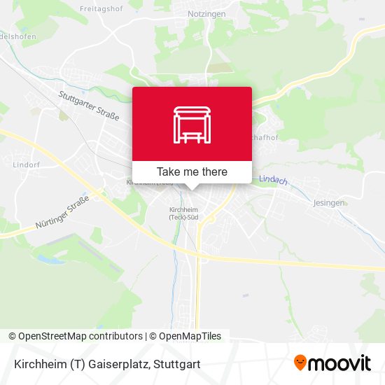 Kirchheim (T) Gaiserplatz map
