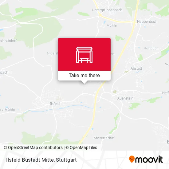 Карта Ilsfeld Bustadt Mitte