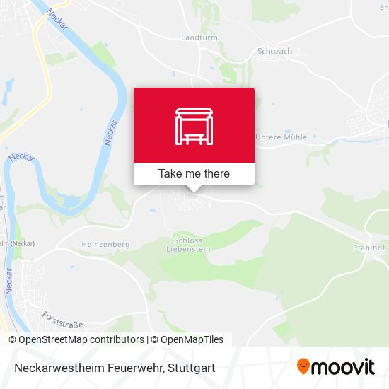 Neckarwestheim Feuerwehr map