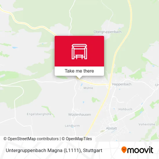 Карта Untergruppenbach Magna (L1111)