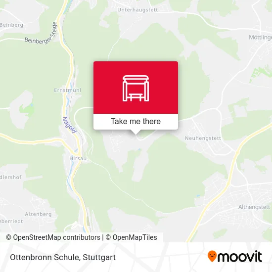 Ottenbronn Schule map
