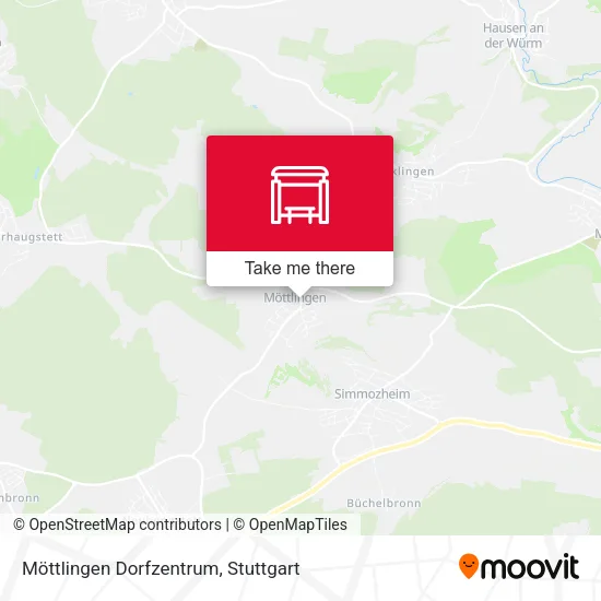 Карта Möttlingen Dorfzentrum