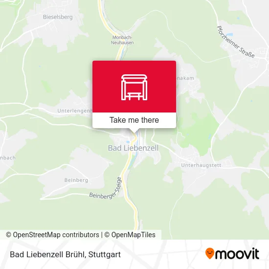 Карта Bad Liebenzell Brühl