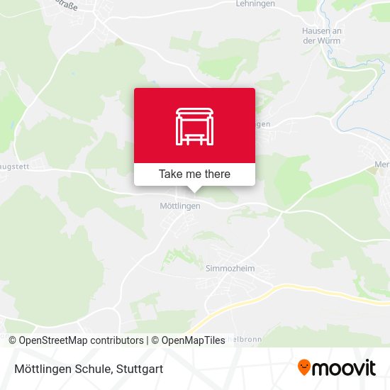 Möttlingen Schule map