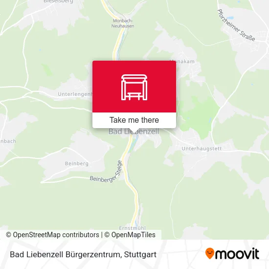 Bad Liebenzell Bürgerzentrum map