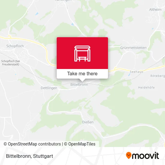 Карта Bittelbronn