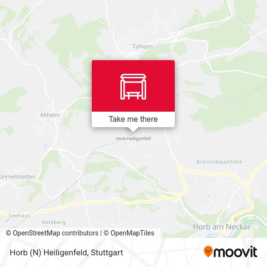 Horb (N) Heiligenfeld map