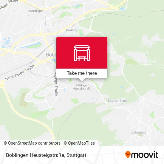 Карта Böblingen Heusteigstraße