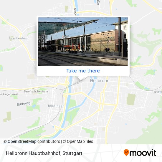Heilbronn Hauptbahnhof map