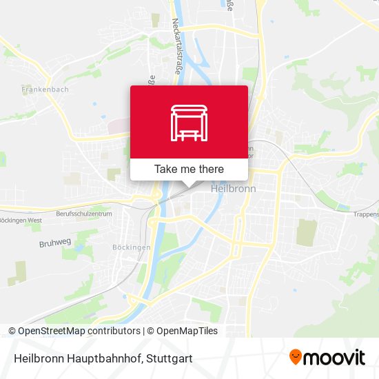 Heilbronn Hauptbahnhof map