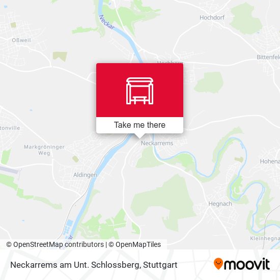 Neckarrems am Unt. Schlossberg map