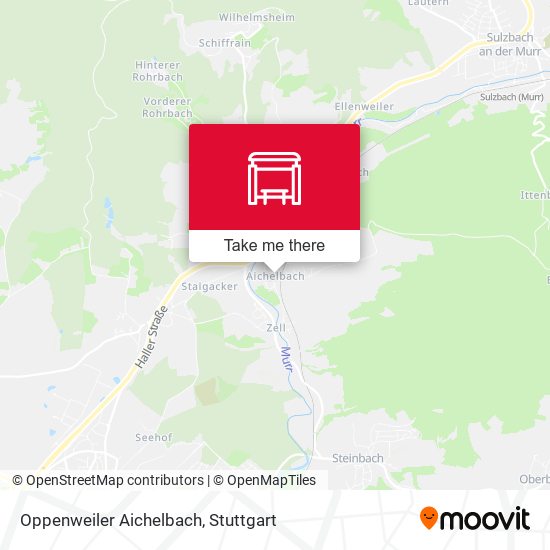 Oppenweiler Aichelbach map
