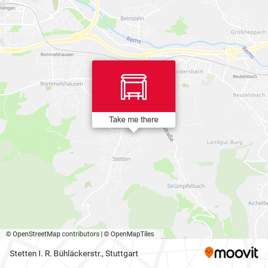 Stetten I. R. Bühläckerstr. map