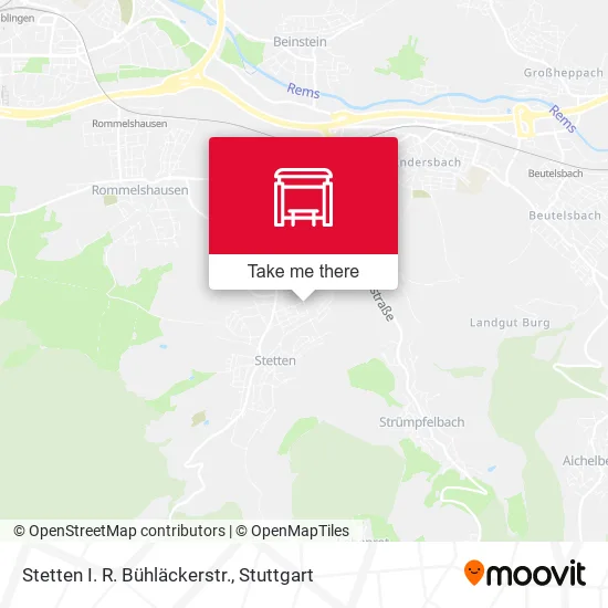 Stetten I. R. Bühläckerstr. map