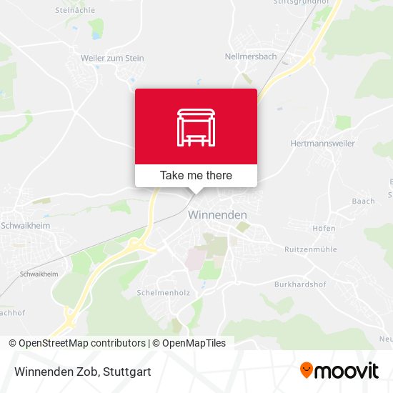 Карта Winnenden Zob