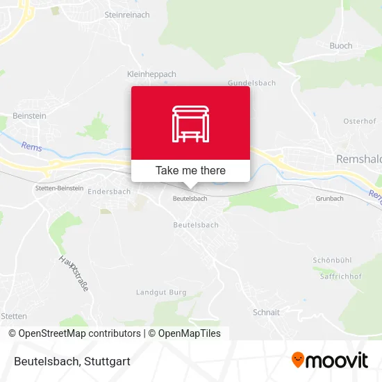 Карта Beutelsbach