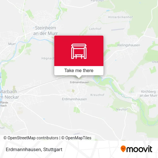 Карта Erdmannhausen
