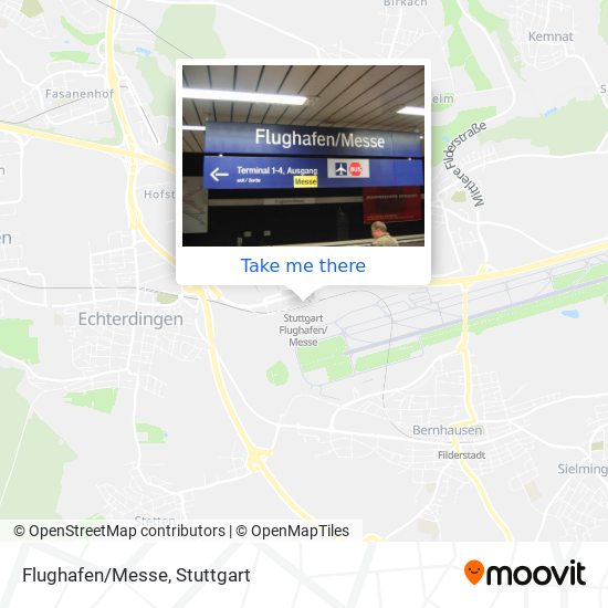 Карта Flughafen/Messe