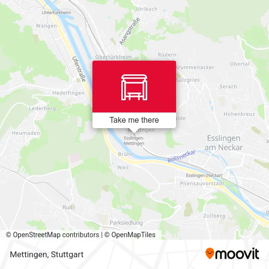 Карта Mettingen