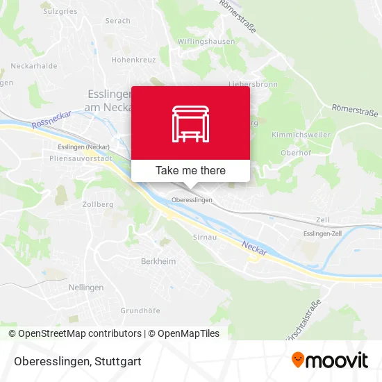 Карта Oberesslingen