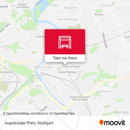 Карта Augsburger Platz