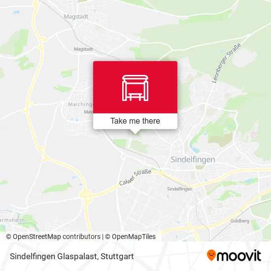 Sindelfingen Glaspalast map