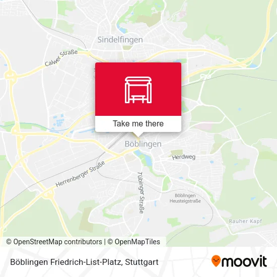 Карта Böblingen Friedrich-List-Platz