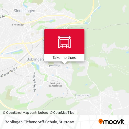 Böblingen Eichendorff-Schule map