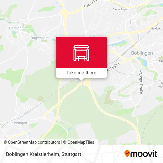 Карта Böblingen Kreistierheim