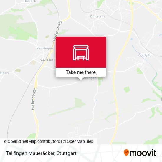 Tailfingen Maueräcker map