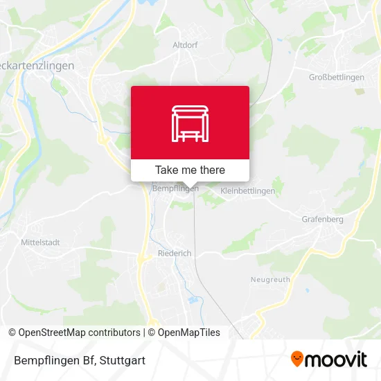 Карта Bempflingen Bf
