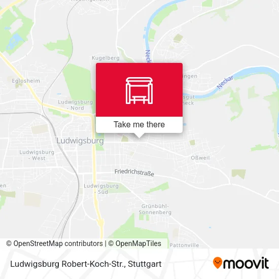 Карта Ludwigsburg Robert-Koch-Str.