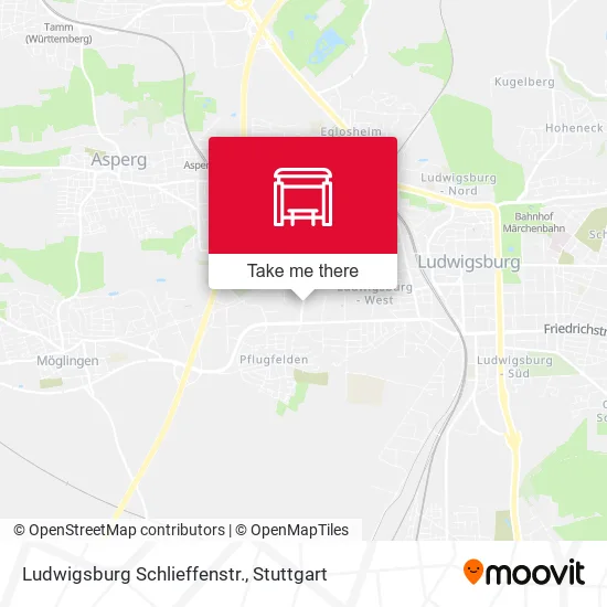 Карта Ludwigsburg Schlieffenstr.