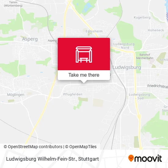 Карта Ludwigsburg Wilhelm-Fein-Str.