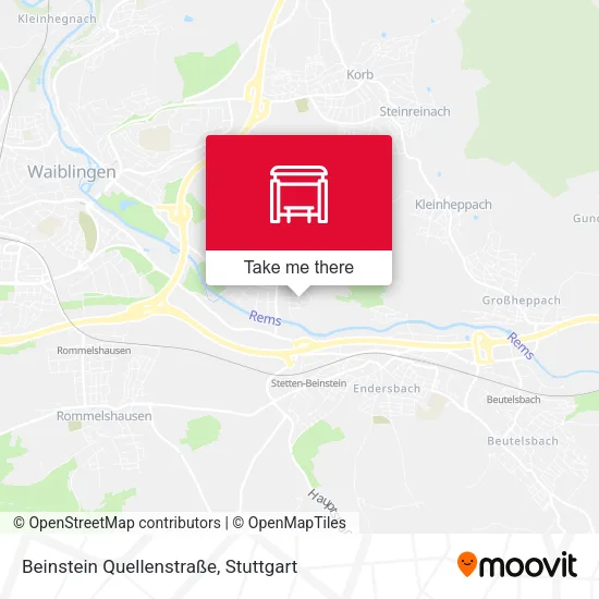 Карта Beinstein Quellenstraße