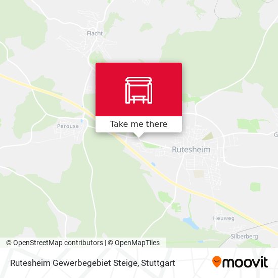 Rutesheim Gewerbegebiet Steige map